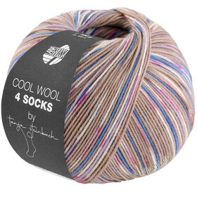 COOL WOOL 4 SOCKS PRINT III de Lana Grossa
