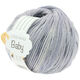 Lana Grossa COOL WOOL Baby 25g | 356-gris clair/bleu gris/bleu foncé