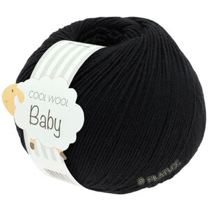 Lana Grossa COOL WOOL Baby Uni/Print 50g | 278-noir