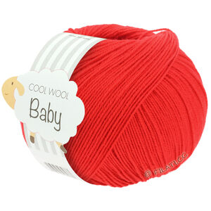 Lana Grossa COOL WOOL Baby Uni/Print 50g | 293-rouge
