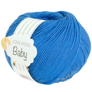 Lana Grossa COOL WOOL Baby Uni/Print 50g | 322-bleu centaurée