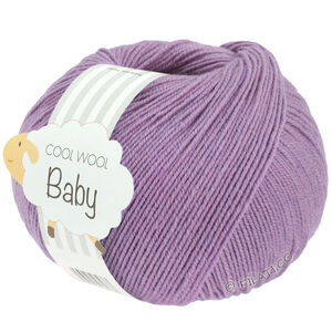 Lana Grossa COOL WOOL Baby Uni/Print 50g | 328-pourpre