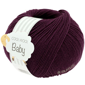 Lana Grossa COOL WOOL Baby Uni/Print 50g | 329-bourgogne