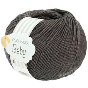 Lana Grossa COOL WOOL Baby Uni/Print 50g | 334-gris foncé chiné