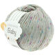 Lana Grossa COOL WOOL Baby Uni/Print 50g | 358-gris clair/orange/vert/cyclamen