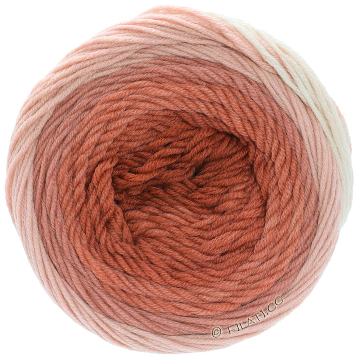 Lana Grossa COOL WOOL Big 1:1 | 5003-écru/vieux rose/rose saumon/terre cuite