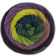 Lana Grossa COOL WOOL Big Color | 4043-vert/brun noir/violet foncé/violet/jaune/feuille verte/pétrole foncé