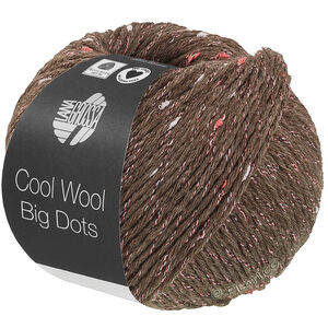 Lana Grossa COOL WOOL Big Dots | 111-brun gris