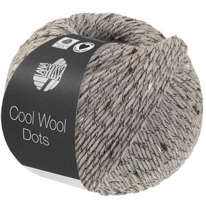 Lana Grossa COOL WOOL Dots | 09-gris clair