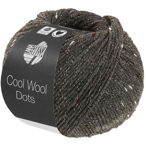 Lana Grossa COOL WOOL Dots | 10-gris foncé