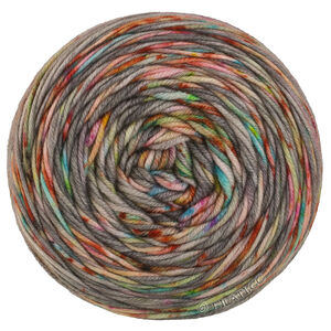 Lana Grossa COOL WOOL  Hand-dyed | 04-gris ardoise/vieux rose/terre cuite/vert sauge/turquoise/ocre/pêche