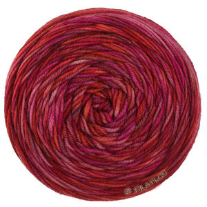 Lana Grossa COOL WOOL  Hand-dyed | 21-rouge/terre cuite/rose vif/cyclamen/brun chocolat/vieux rose