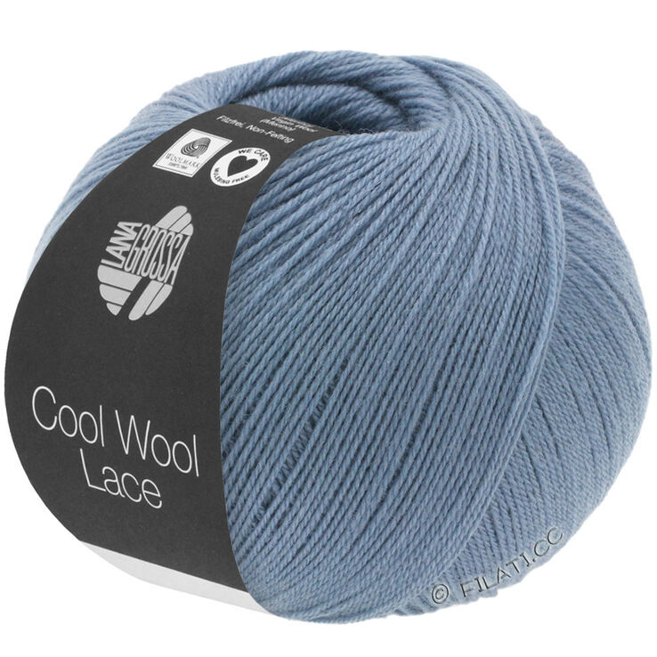 Lana Grossa COOL WOOL Lace | 02-bleu pigeon