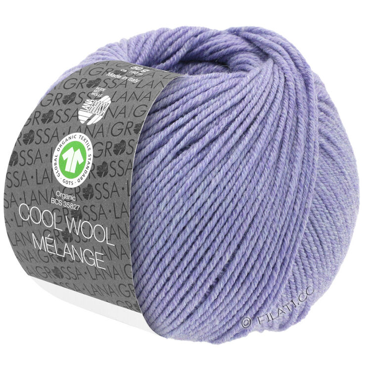 Lana Grossa COOL WOOL Melange (GOTS) | 101-lilas chiné