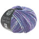 Lana Grossa COOL WOOL Semi Solid | 6503-violet/jean/écru chiné