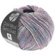 Lana Grossa COOL WOOL Semi Solid | 6517-rose vif/gris clair/écru chiné