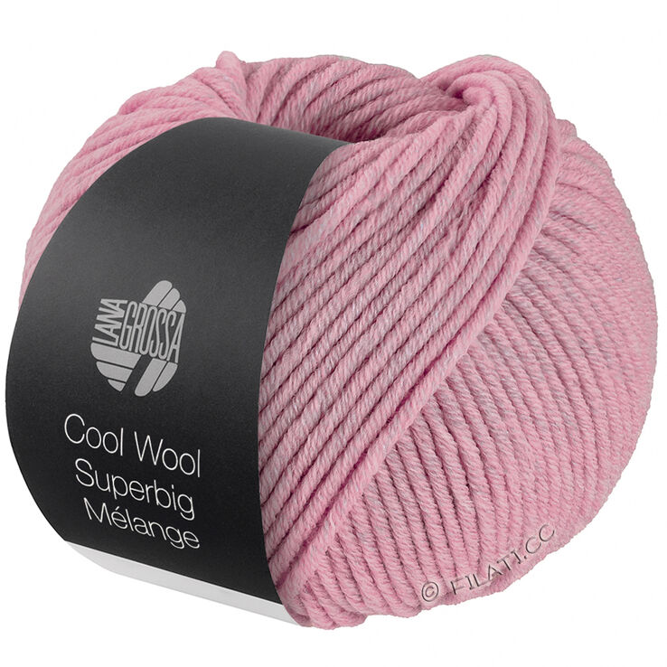Lana Grossa COOL WOOL Superbig Mélange | 201-rose chiné