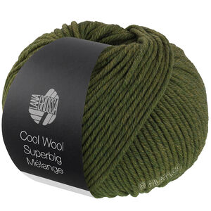 Lana Grossa COOL WOOL Superbig Mélange | 212-olive chiné