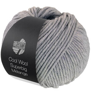 Lana Grossa COOL WOOL Superbig Mélange | 216-gris clair chiné
