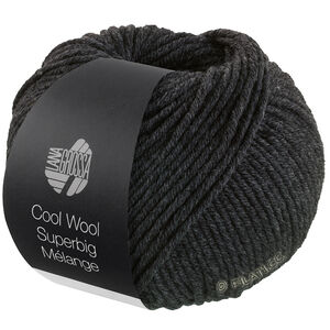 Lana Grossa COOL WOOL Superbig Mélange | 218-anthracite chiné