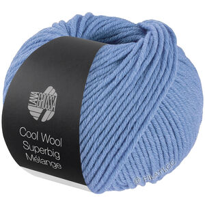 Lana Grossa COOL WOOL Superbig Mélange | 224-bleu ciel chiné