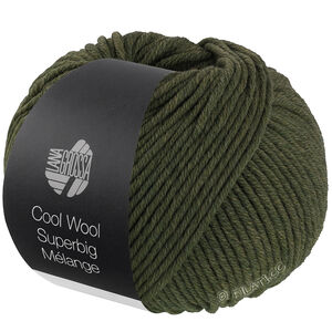 Lana Grossa COOL WOOL Superbig Mélange | 228-vert loden chiné