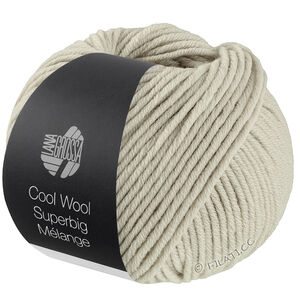 Lana Grossa COOL WOOL Superbig Mélange | 231-gris clair chiné