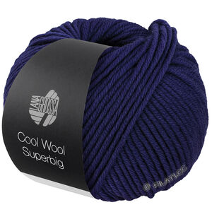 Lana Grossa COOL WOOL Superbig | 17-bleu foncé