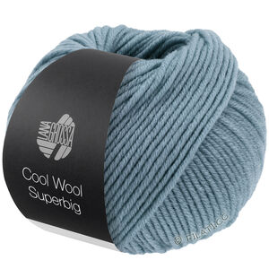 Lana Grossa COOL WOOL Superbig | 19-bleu gris