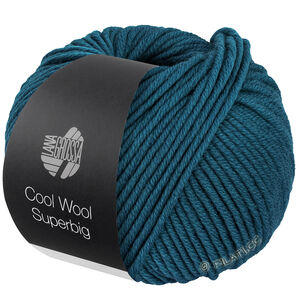 Lana Grossa COOL WOOL Superbig | 32-pétrole bleu