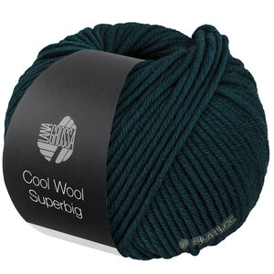 Lana Grossa COOL WOOL Superbig | 33-pétrole foncé