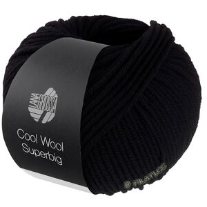 Lana Grossa COOL WOOL Superbig | 43-noir