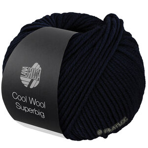 Lana Grossa COOL WOOL Superbig | 44-bleu nuit