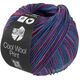 Lana Grossa COOL WOOL Print | 837-bleu pigeon/prune/violet rouge