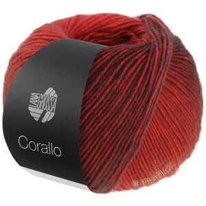 Lana Grossa CORALLO 100g | 05-rouge/rouge gris/rouge noir