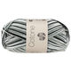Lana Grossa COTONE Print/Spray/Mouliné | 317-blanc/gris argent/gris foncé/noir