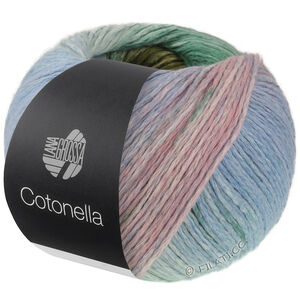 Lana Grossa COTONELLA | 16-vert opale/menthe/bleu ciel/pourpre tendre/rose/vert foncé/vert herbe/vert jaune/olive clair/olive foncé