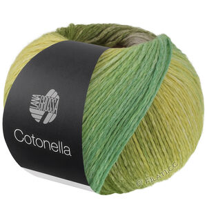 Lana Grossa COTONELLA | 18-olive foncé/lilas/jaune/orange/rose vif/galet/turquoise menthe/gris foncé