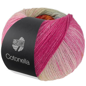 Lana Grossa COTONELLA | 19-chameau/rose vif/fuchsia/violet rouge/gris/lilas/orange jaune/rouge/jaune