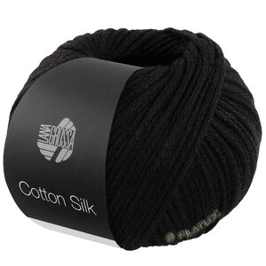 Lana Grossa COTTON SILK | 12-noir