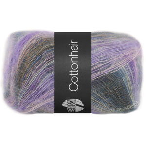 Lana Grossa COTTONHAIR | 104-ocre/gris clair/pourpre/rosé/bleu jean/anthracite