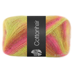 Lana Grossa COTTONHAIR | 107-limette/rose vif néon/fuchsia/brun/orange/jaune citrus