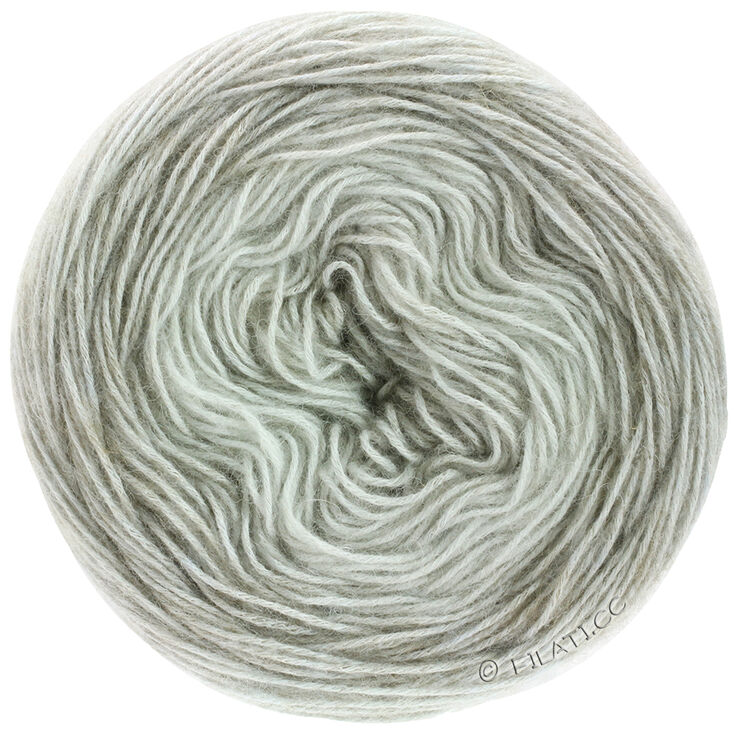 Lana Grossa ECOPUNO Dégradé | 408-gris argent/gris