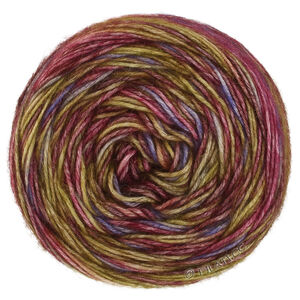 Lana Grossa ECOPUNO Hand-dyed | 59-terre d'ombre/baies/bleu comme violettes/mûre/olive