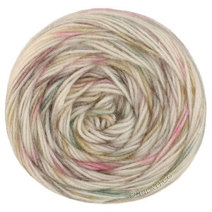 Lana Grossa ECOPUNO Hand-dyed | 70-écru/gris beige/vieux rose/vert sauge/taupe