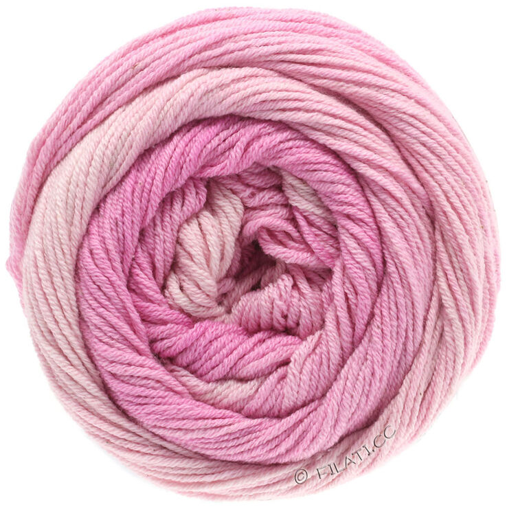 Lana Grossa ELASTICO Dégradé | 701-rose délicat/rose/rose vif