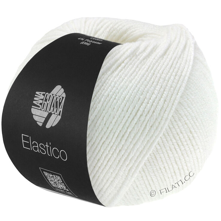 Lana Grossa ELASTICO | 001-blanc