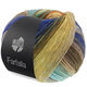 Lana Grossa FARFALLA | 14-jaune/turquoise/ocre/beige/moka/orange/bleu foncé/jade/gris/rouille