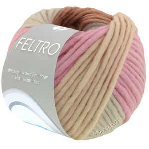 Lana Grossa FELTRO Arco | 447-gris/beige clair/rose/beige gris/nougat