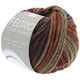 Lana Grossa FELTRO Color Melange | 1019-rouge vin/taupe/brun foncé/brun gris